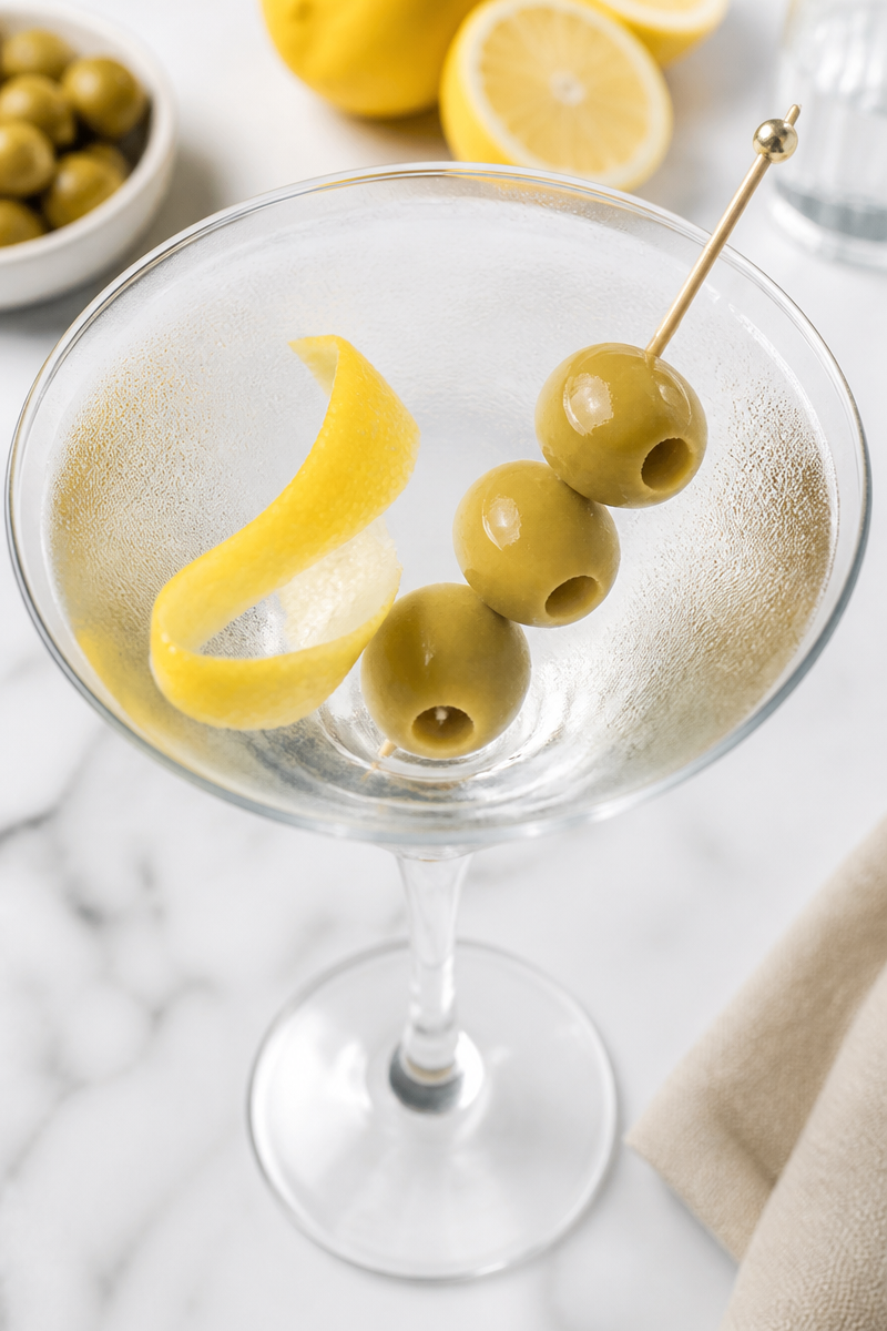 Classic Vodka Martini Cocktail Recipe Classic Vodka Martini Cocktail Recipe
