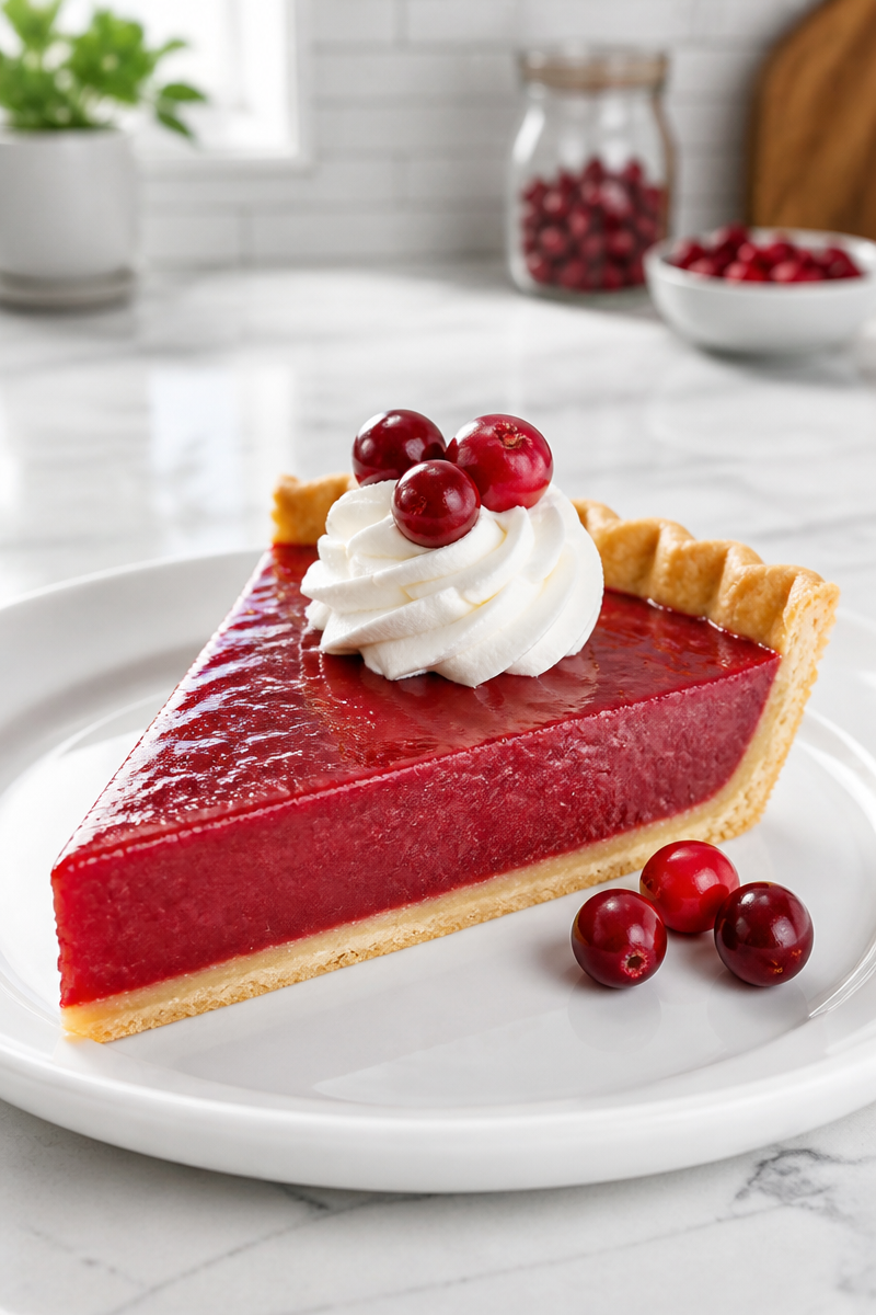 Cranberry Curd Tart Slice Dessert Cranberry Curd Tart Slice Dessert