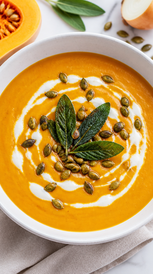 Creamy Butternut Squash Soup Recipe