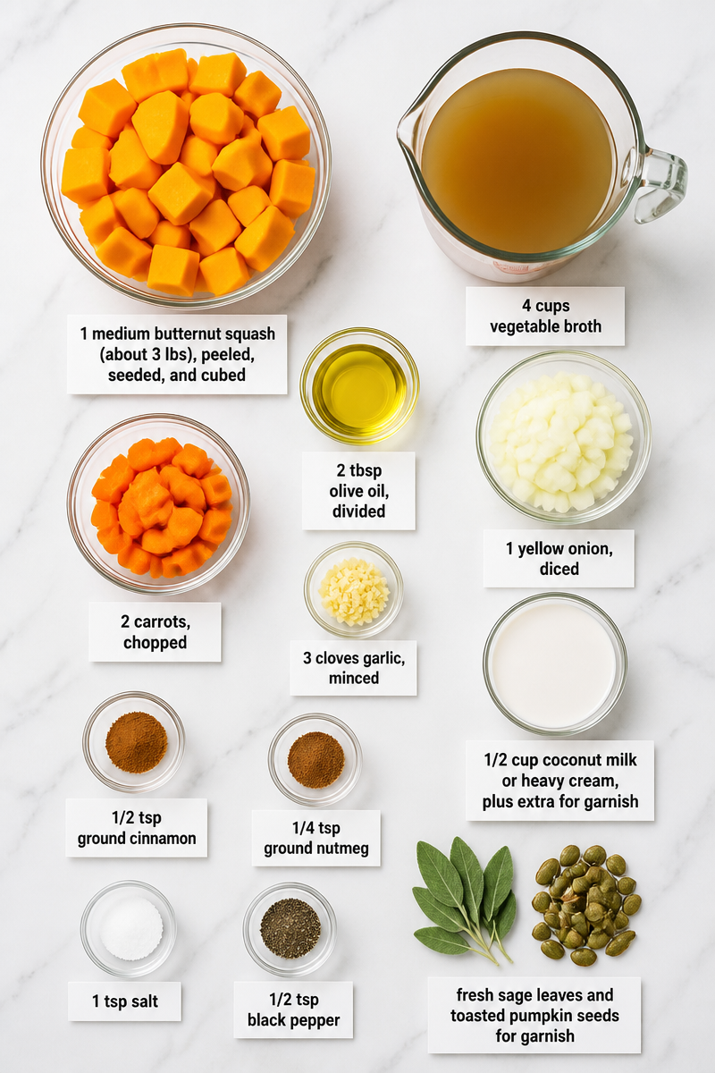 Creamy Butternut Squash Soup Recipe
