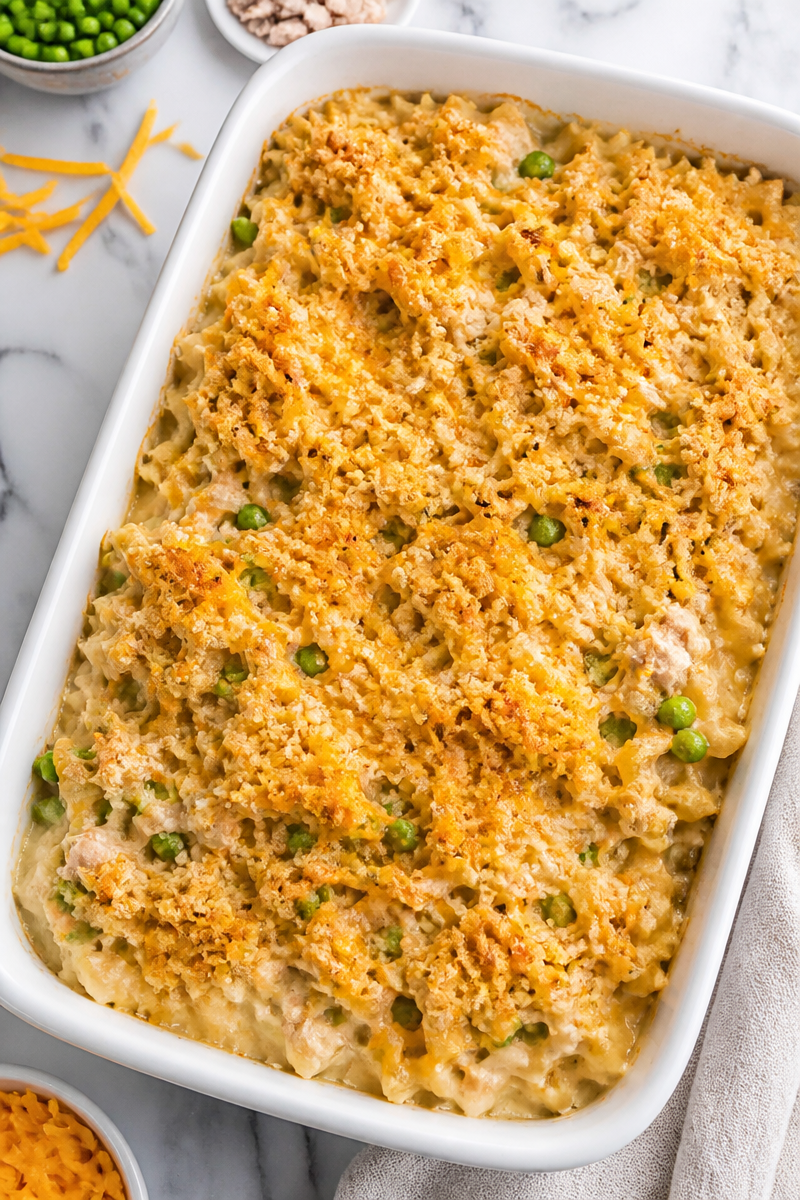 Creamy Classic Tuna Noodle Casserole