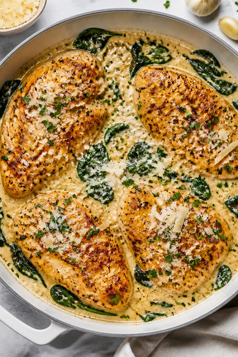 Creamy Garlic Butter Chicken Skillet Creamy Garlic Butter Chicken Skillet