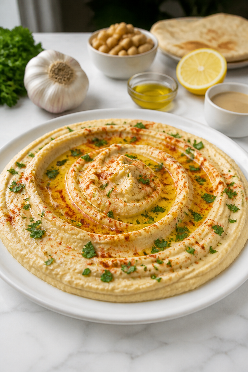 Creamy Homemade Roasted Garlic Hummus Creamy Homemade Roasted Garlic Hummus