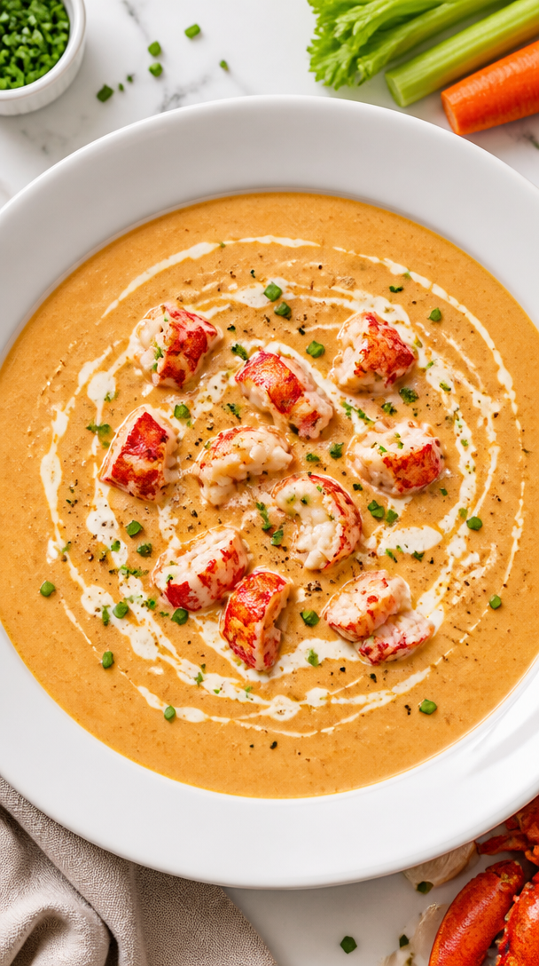 Creamy Lobster Bisque Sherry Cream Creamy Lobster Bisque Sherry Cream