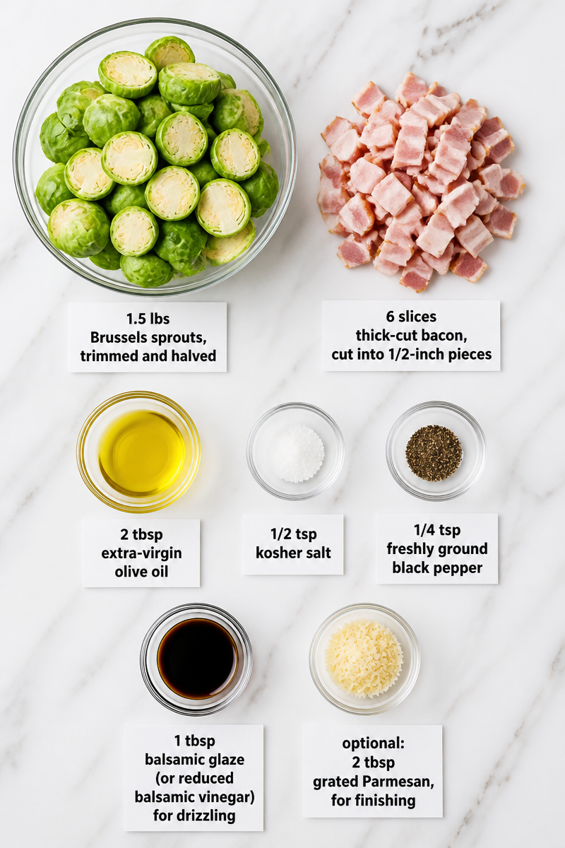 Crispy Air Fryer Brussels Sprout Bacon