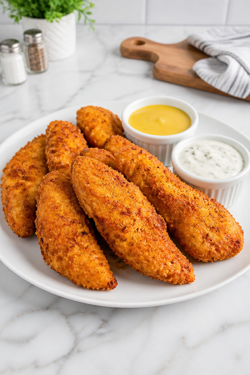Crispy Air Fryer Chicken Tenders Recipe Crispy Air Fryer Chicken Tenders Recipe