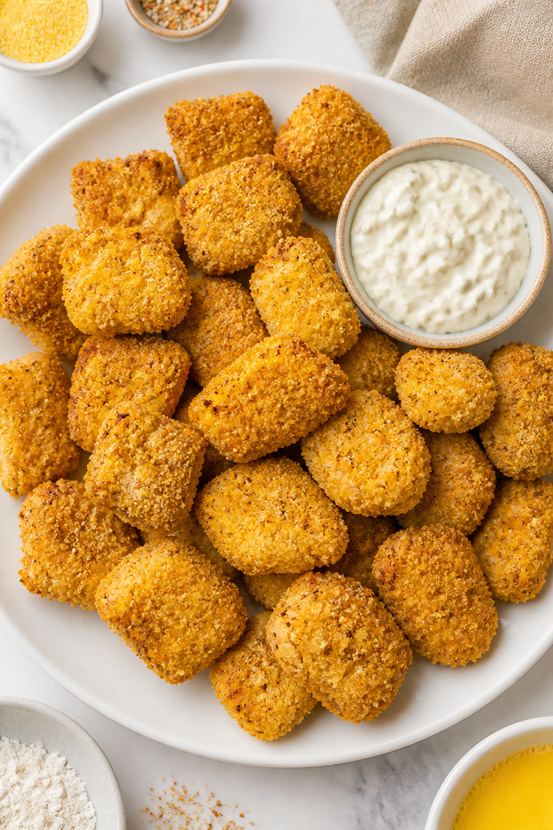 Crispy Baked Catfish Nugget Cornmeal Crispy Baked Catfish Nugget Cornmeal