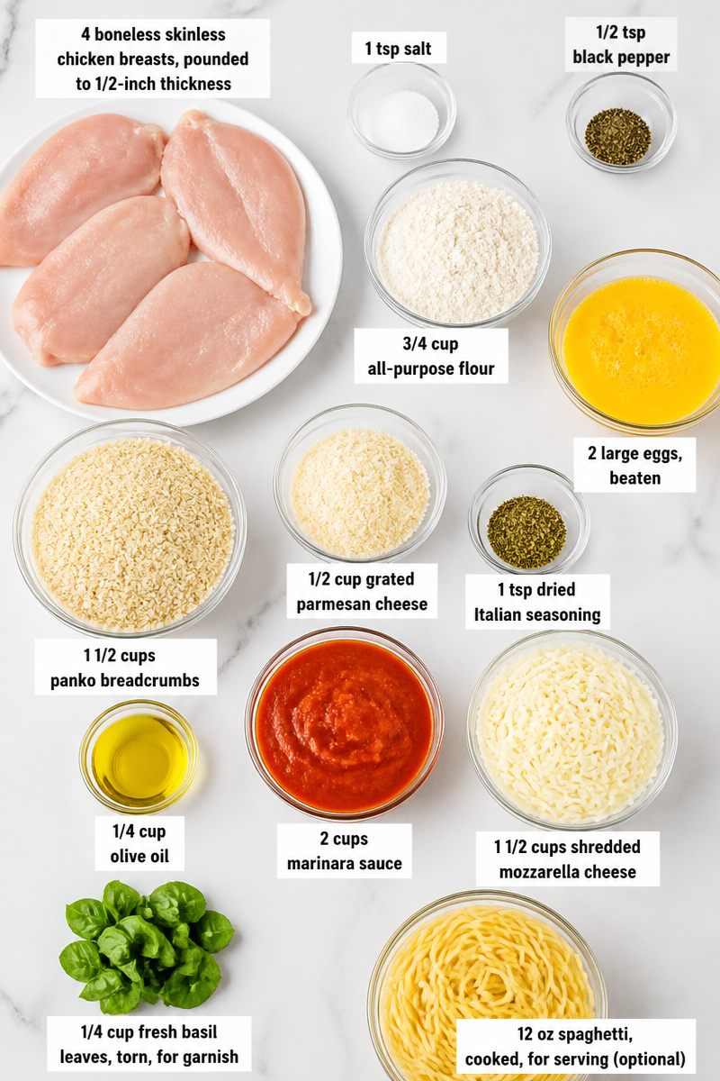 Crispy Baked Chicken Parmesan Recipe Crispy Baked Chicken Parmesan Recipe
