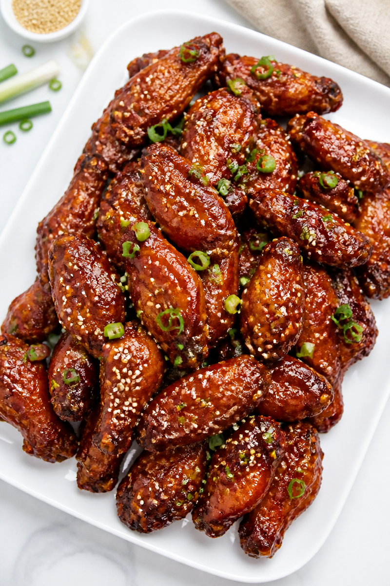 Crispy Baked Chicken Wing Teriyaki Sesame Crispy Baked Chicken Wing Teriyaki Sesame