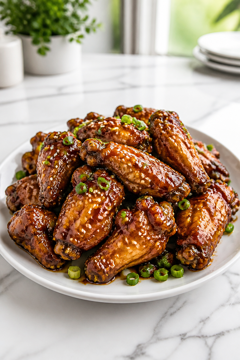 Crispy Baked Chicken Wing Teriyaki Sesame Crispy Baked Chicken Wing Teriyaki Sesame