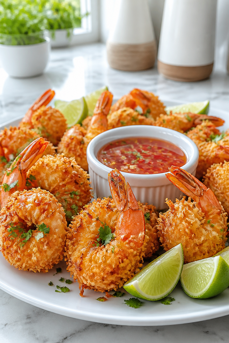 Crispy Baked Coconut Shrimp Bite
