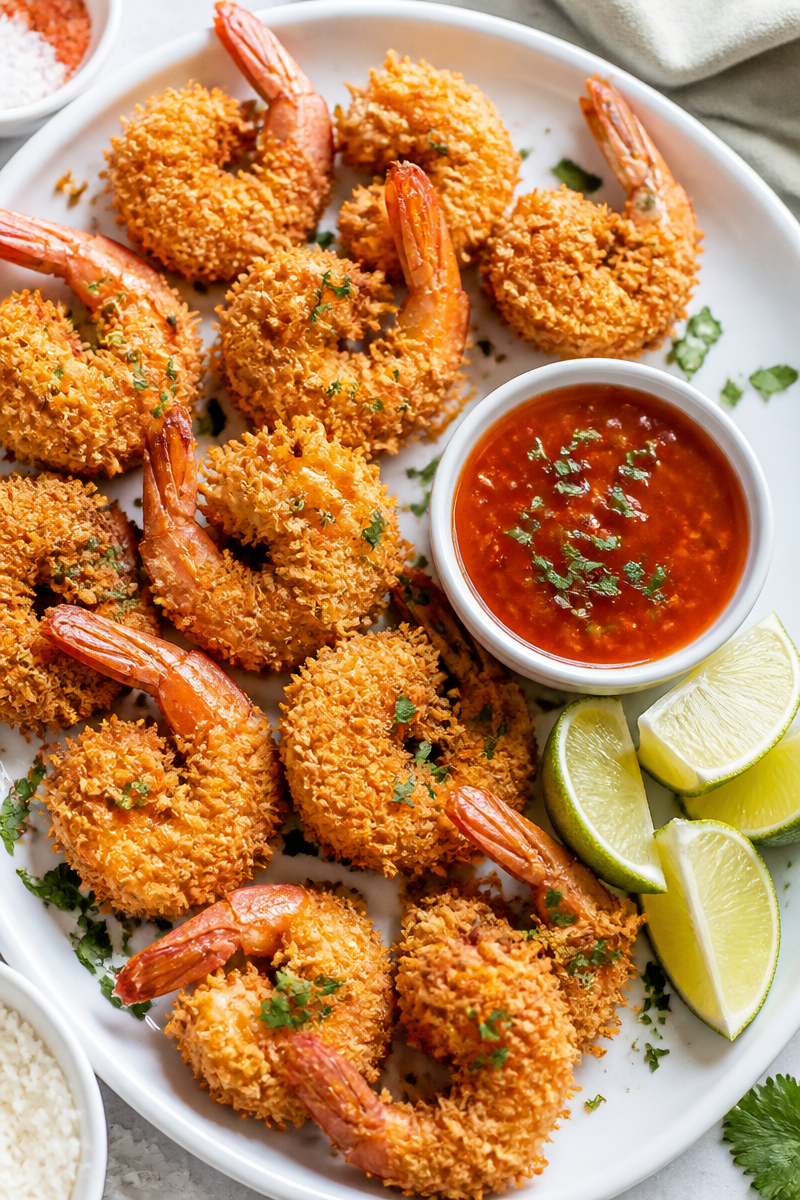 Crispy Baked Coconut Shrimp Bite