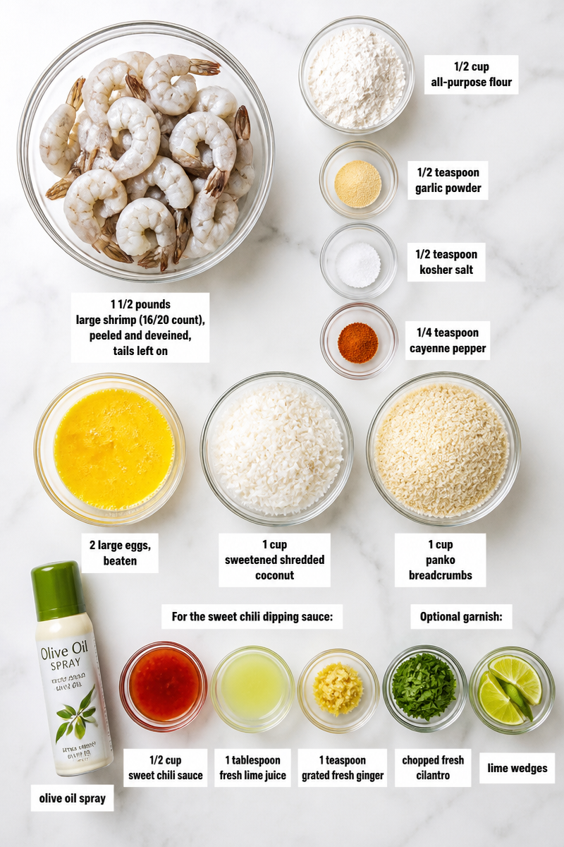 Crispy Baked Coconut Shrimp Bite
