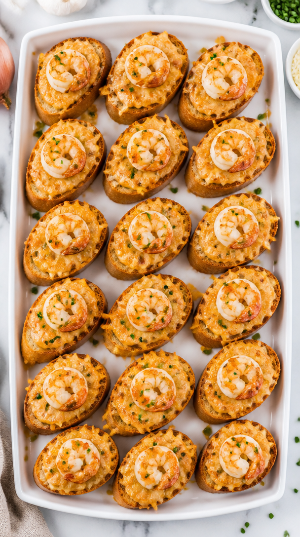 Crispy Baked Shrimp Bisque Toast