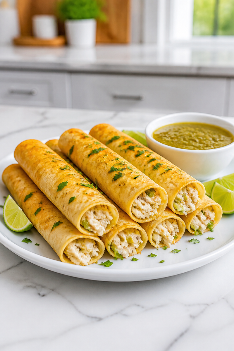 Crispy Baked Turkey Taquito Green Chile Crispy Baked Turkey Taquito Green Chile