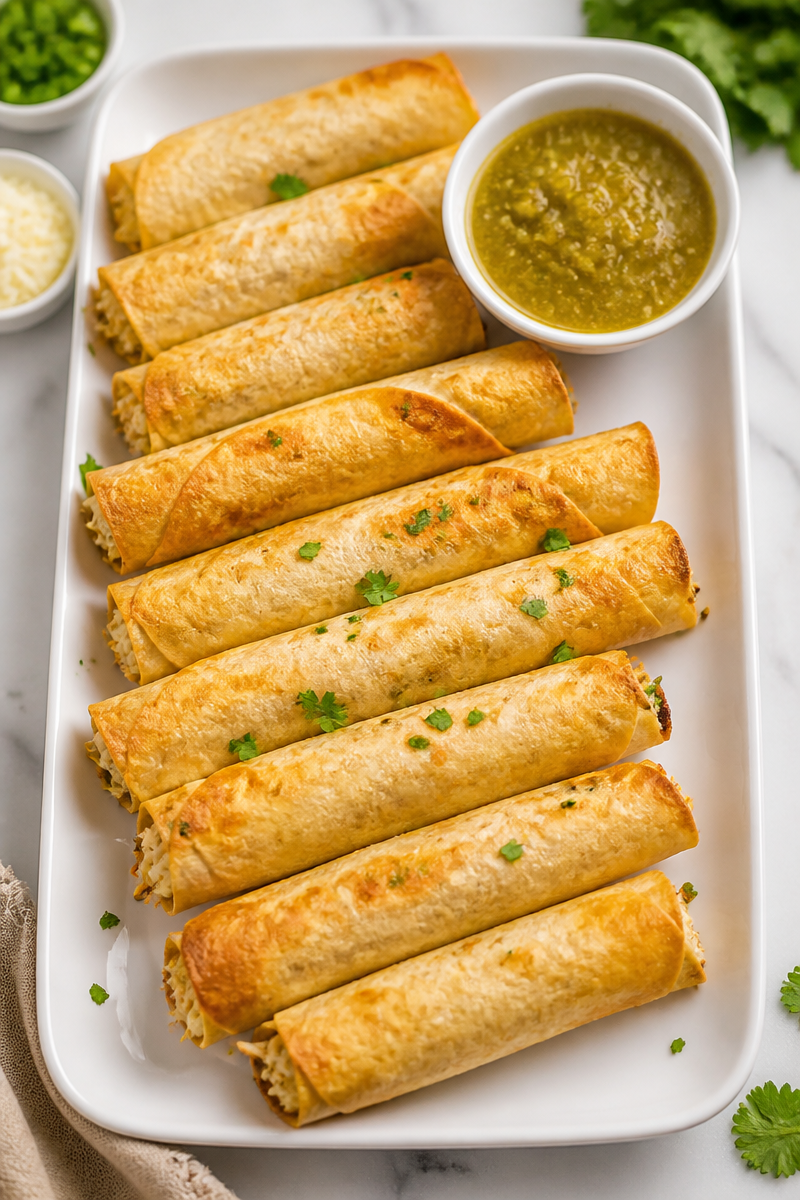 Crispy Baked Turkey Taquito Green Chile Crispy Baked Turkey Taquito Green Chile