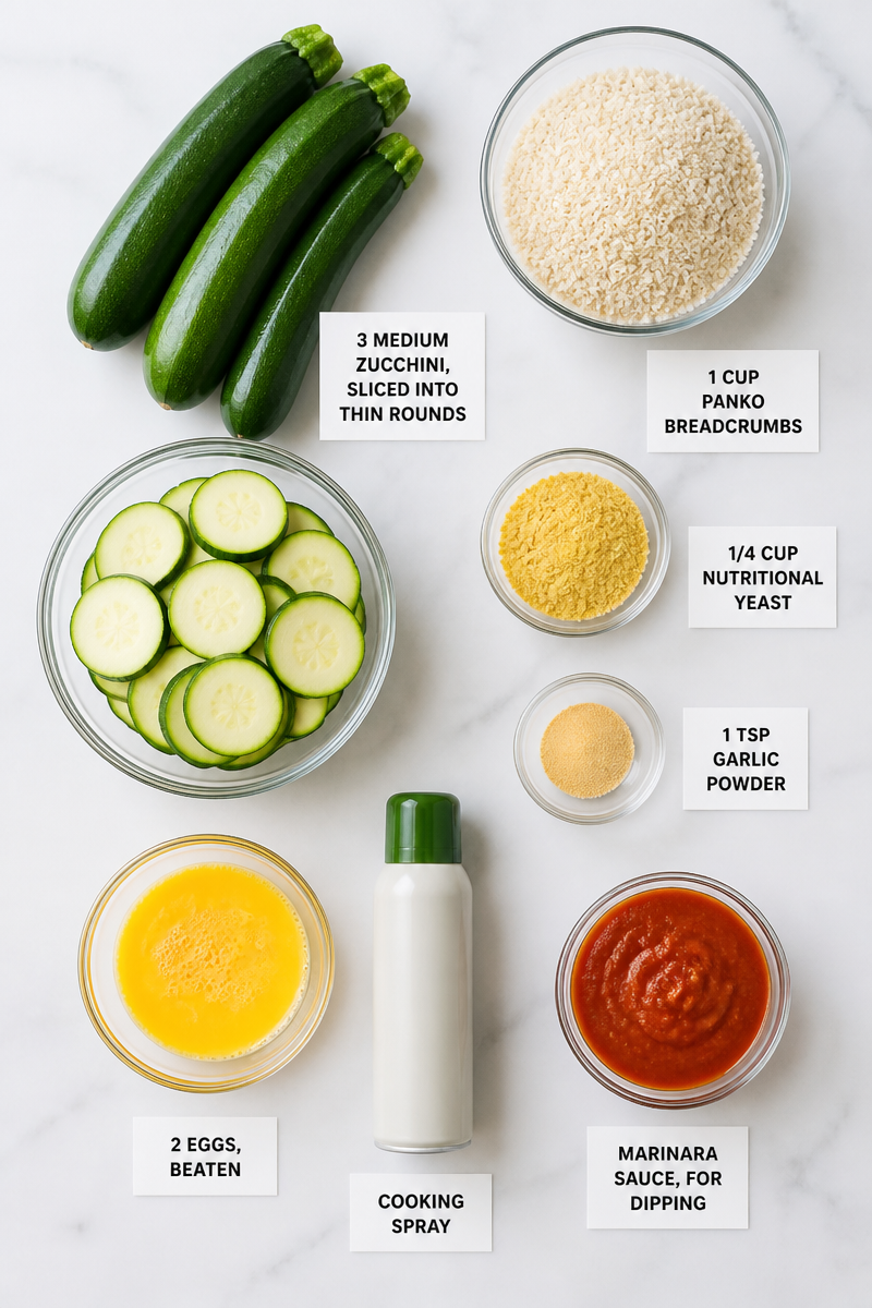 Crispy Baked Zucchini Chip Nutritional Yeast