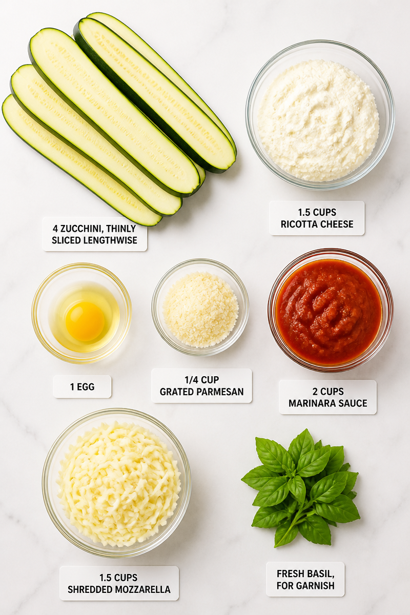 Crispy Baked Zucchini Rollatini Ricotta