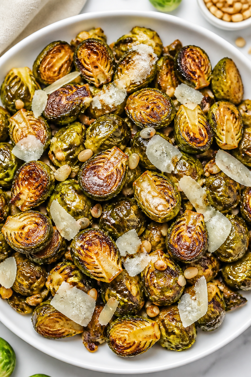 Crispy Roasted Balsamic Brussels Sprouts