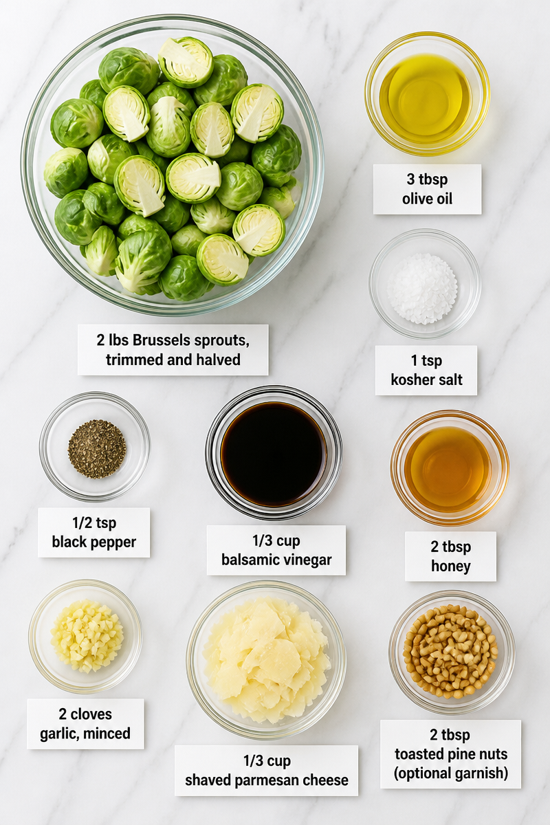 Crispy Roasted Balsamic Brussels Sprouts