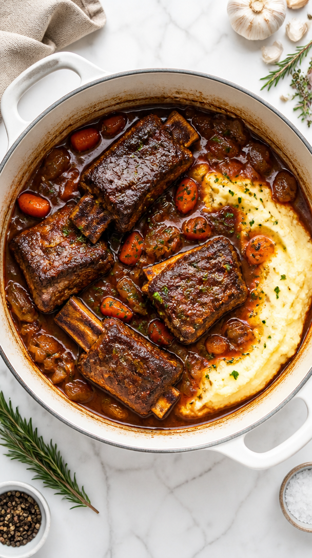 Dutch Oven Braised Short Ribs Recipe Dutch Oven Braised Short Ribs Recipe