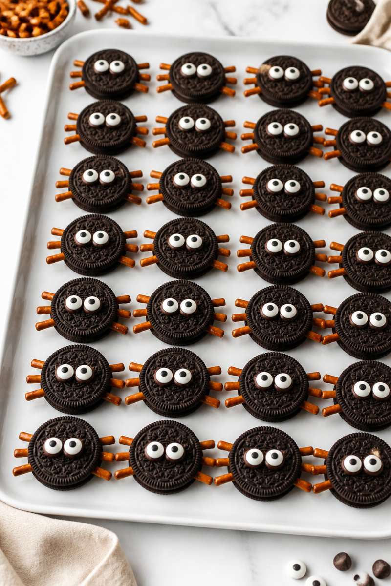 Easy 3-Ingredient Oreo Spider Cookies Easy 3-Ingredient Oreo Spider Cookies