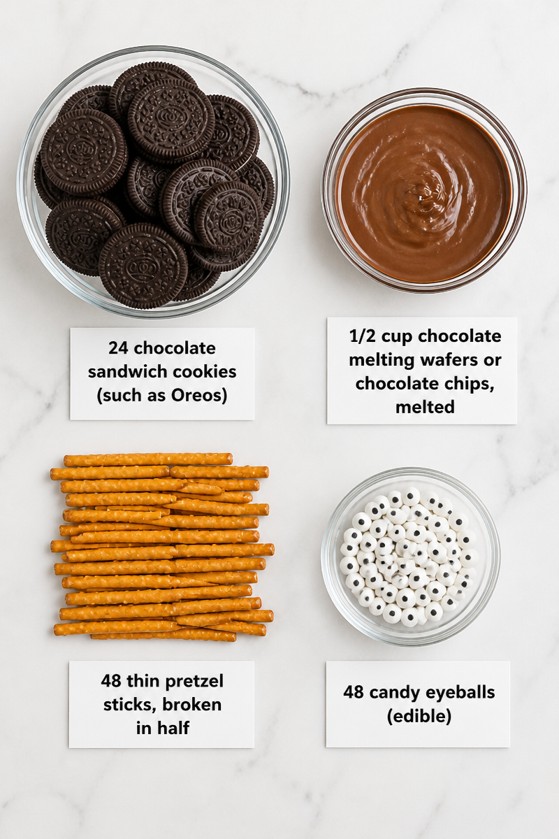 Easy 3-Ingredient Oreo Spider Cookies Easy 3-Ingredient Oreo Spider Cookies