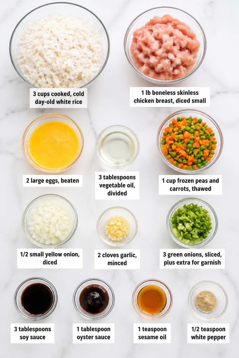 Easy Homemade Chicken Fried Rice
