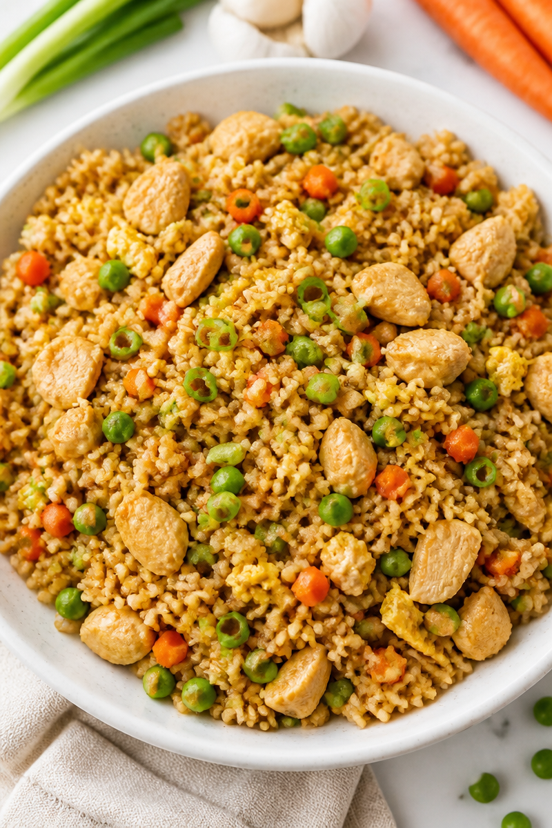 Easy Homemade Chicken Fried Rice