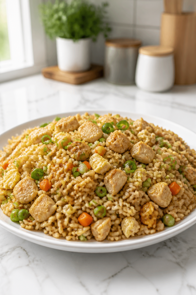 Easy Homemade Chicken Fried Rice