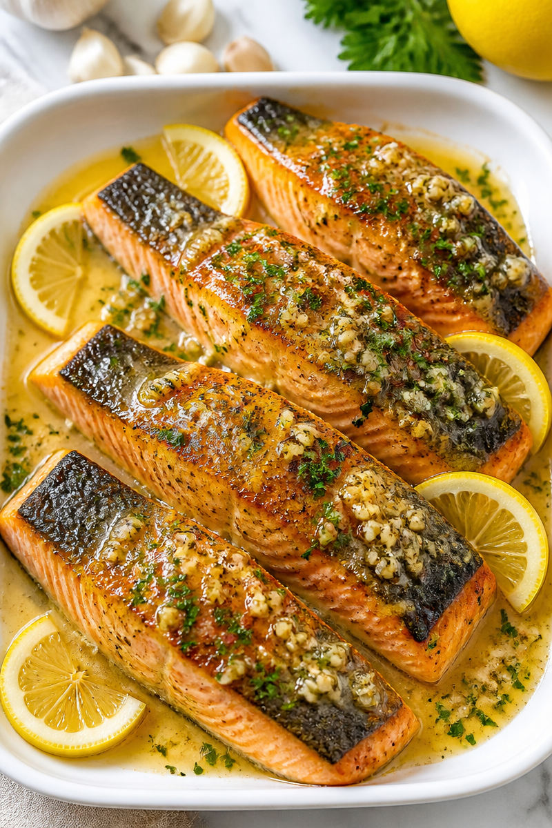 Easy Keto Garlic Butter Salmon