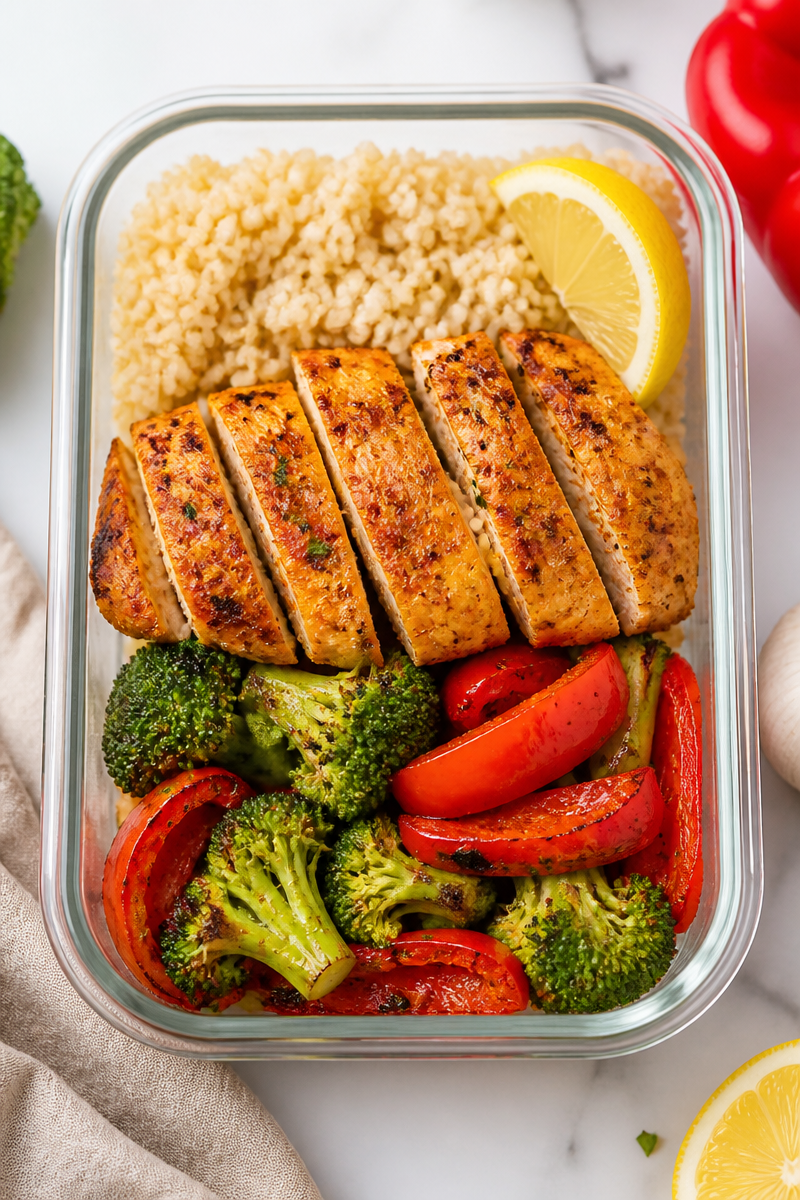 Easy Meal-Prep Chicken Lunch Box Easy Meal-Prep Chicken Lunch Box