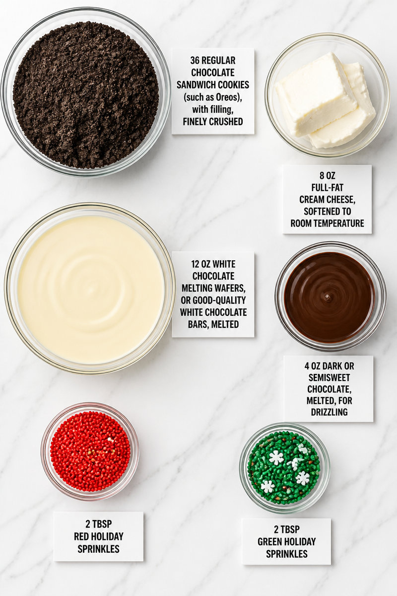 Easy No Bake Christmas Oreo Truffle Easy No Bake Christmas Oreo Truffle