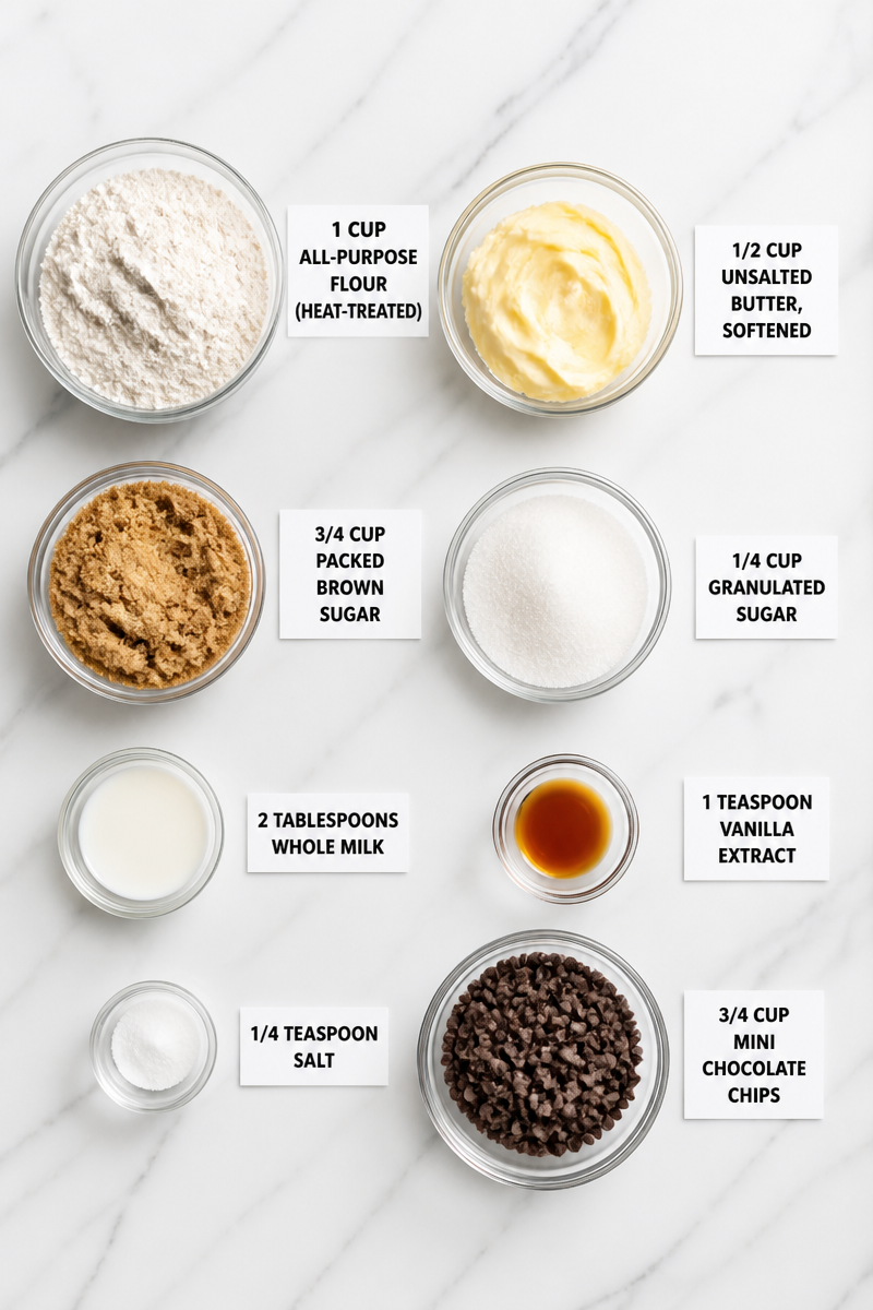 Edible Chocolate Chip Cookie Dough