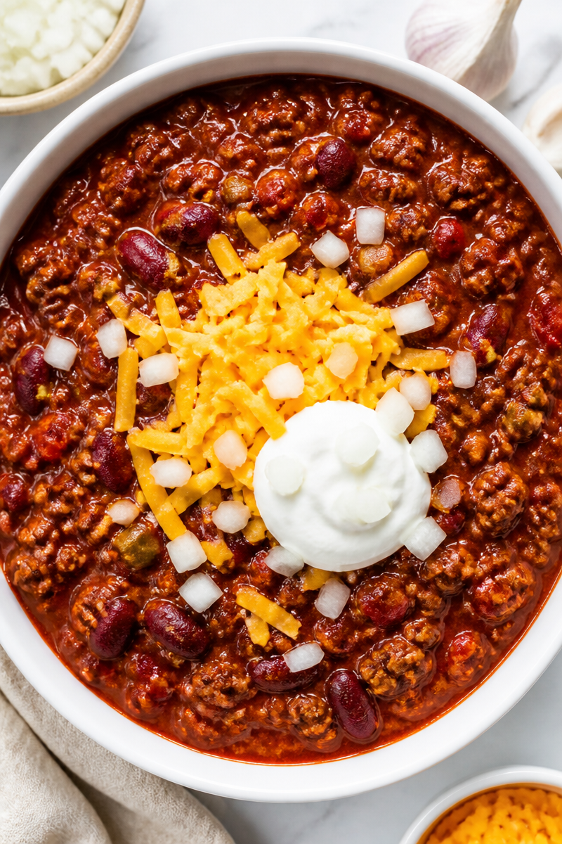 Firehouse Style Beef Chili Classic