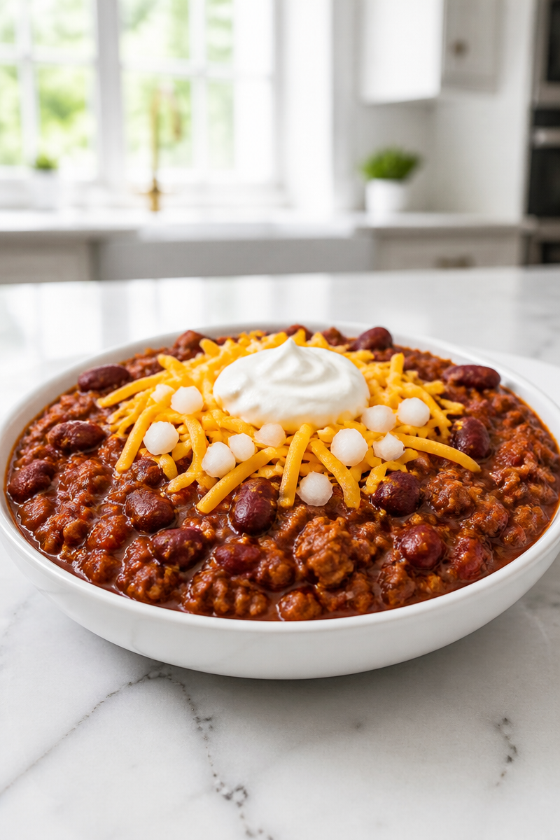 Firehouse Style Beef Chili Classic