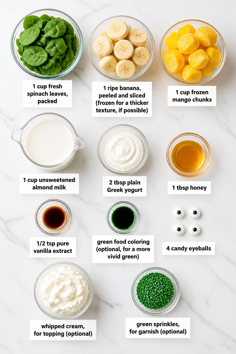 Frankenstein Green Smoothie Halloween Drink Frankenstein Green Smoothie Halloween Drink