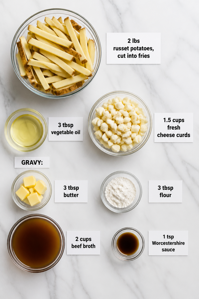 Fried Cheese Curd Poutine Style Fried Cheese Curd Poutine Style