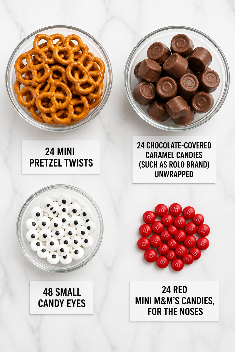 Fun Reindeer Chocolate Pretzel Treat Fun Reindeer Chocolate Pretzel Treat