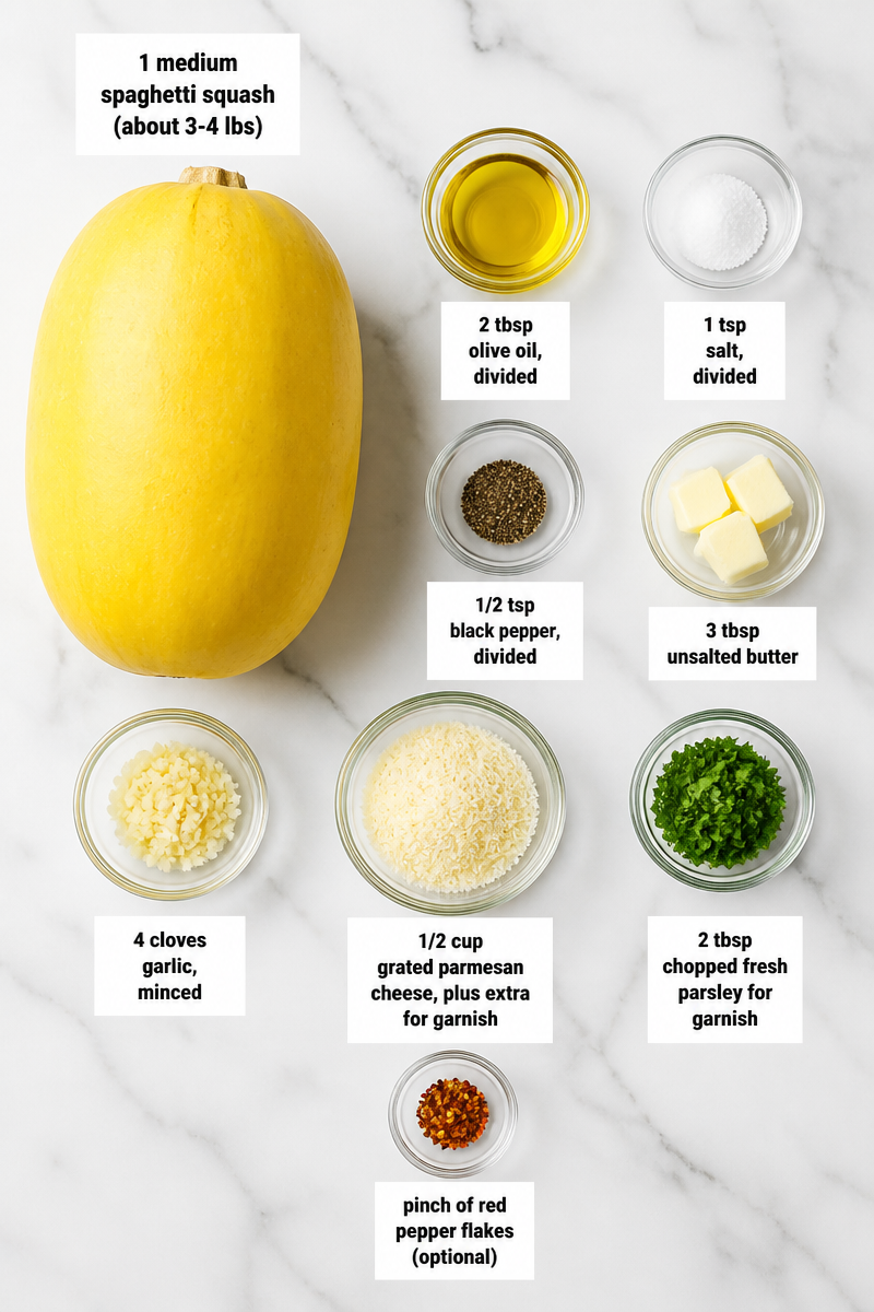 Garlic Parmesan Baked Spaghetti Squash Garlic Parmesan Baked Spaghetti Squash
