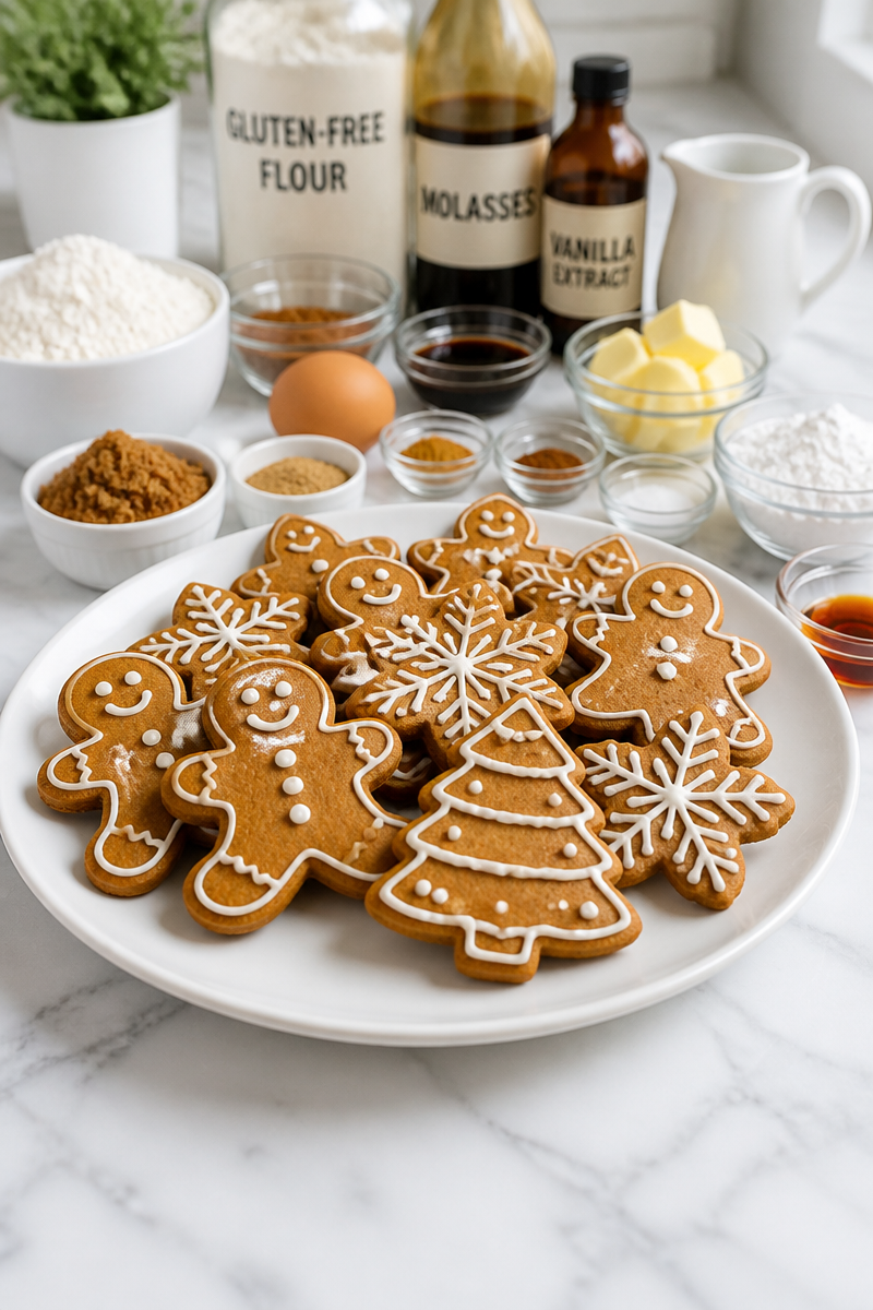 Gluten-Free Christmas Gingerbread Cookies Recipe Gluten-Free Christmas Gingerbread Cookies Recipe
