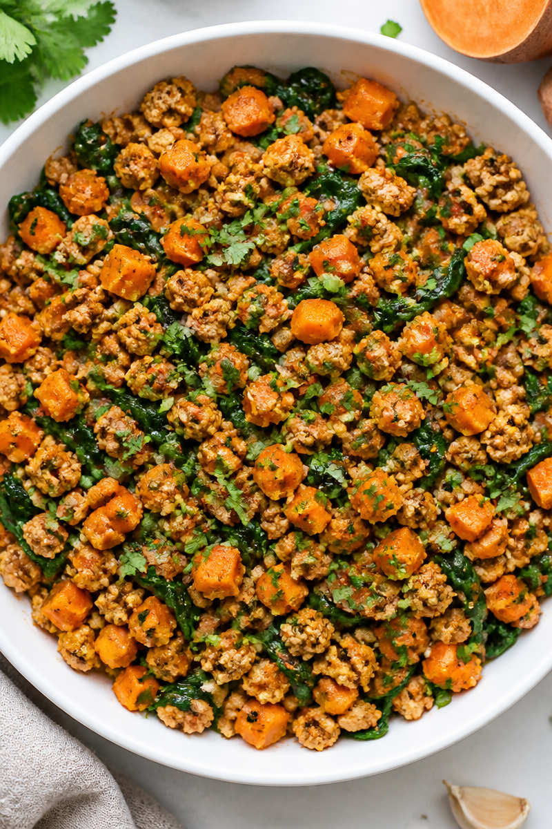 Ground Chicken Sweet Potato Skillet Ground Chicken Sweet Potato Skillet