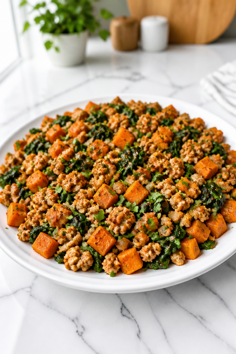 Ground Chicken Sweet Potato Skillet Ground Chicken Sweet Potato Skillet