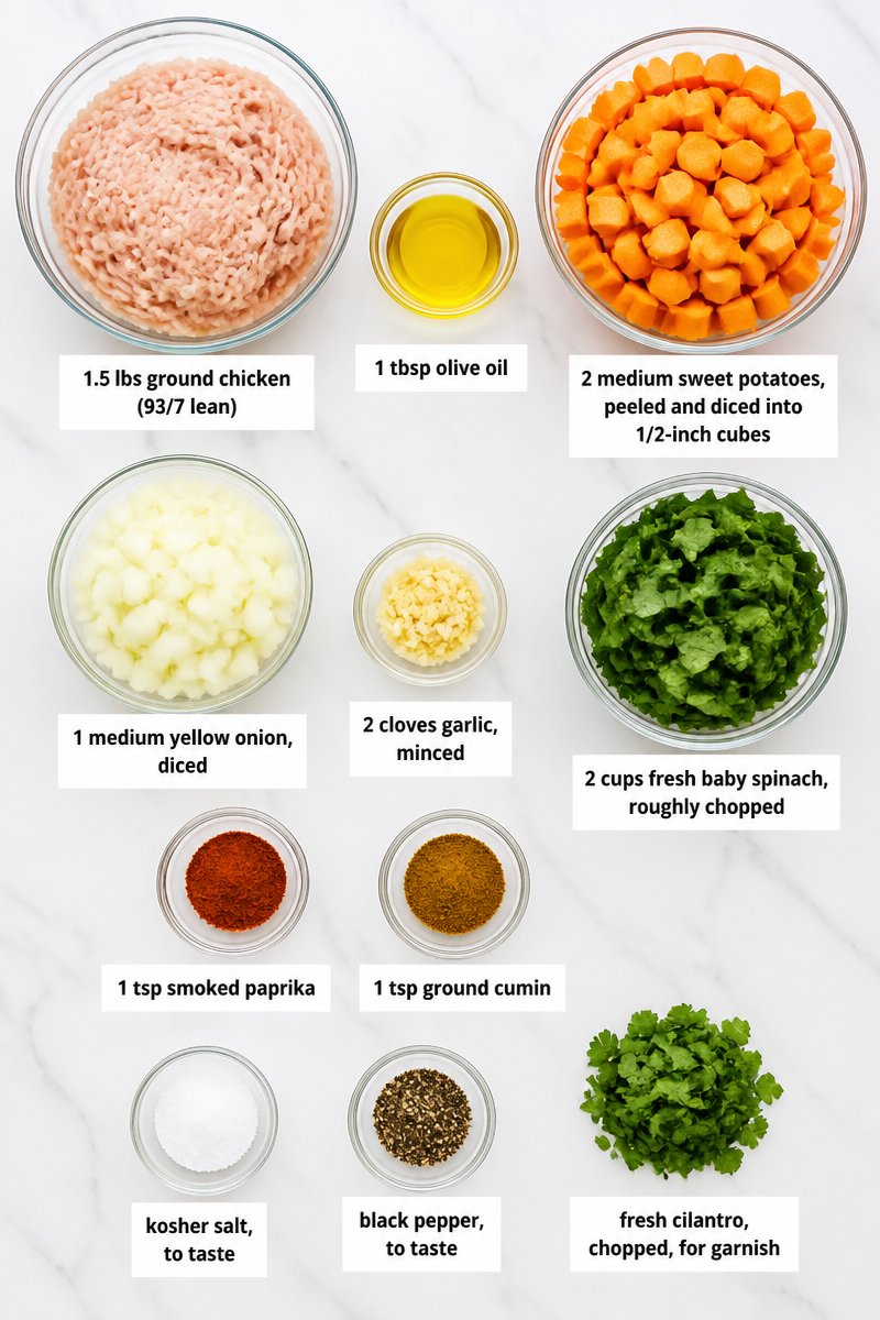 Ground Chicken Sweet Potato Skillet Ground Chicken Sweet Potato Skillet