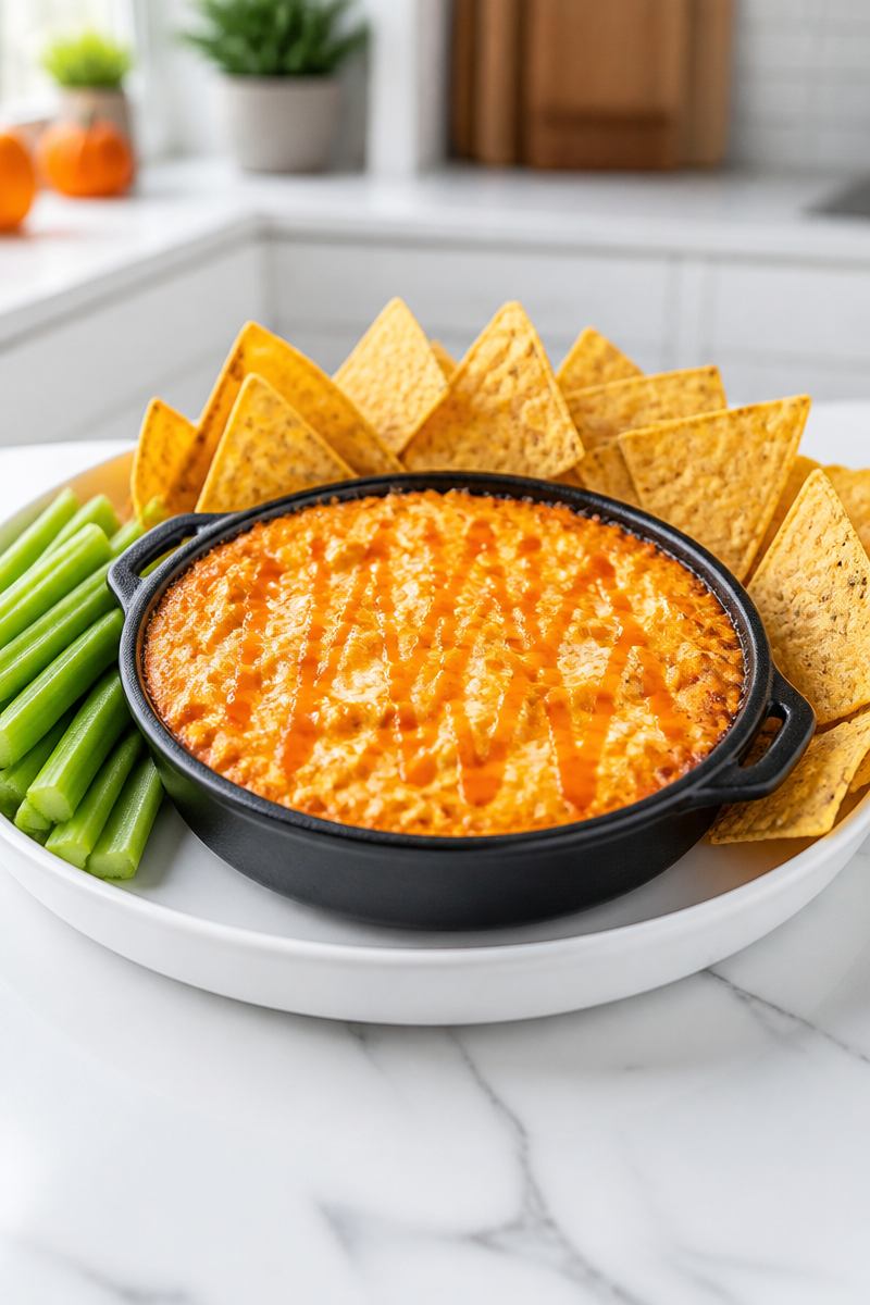 Halloween Buffalo Chicken Dip Bowl Halloween Buffalo Chicken Dip Bowl