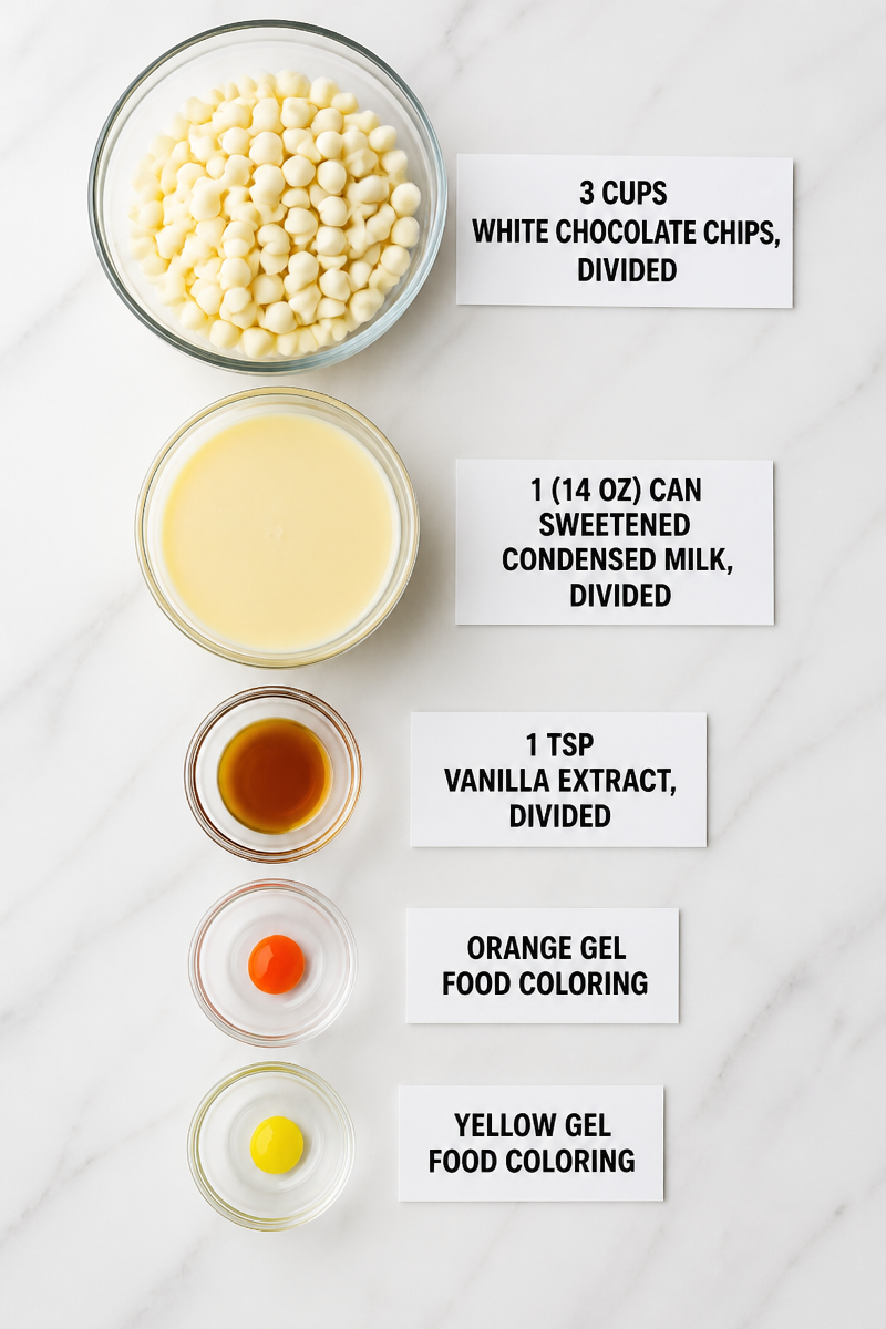 Halloween Candy Corn Fudge Squares Halloween Candy Corn Fudge Squares