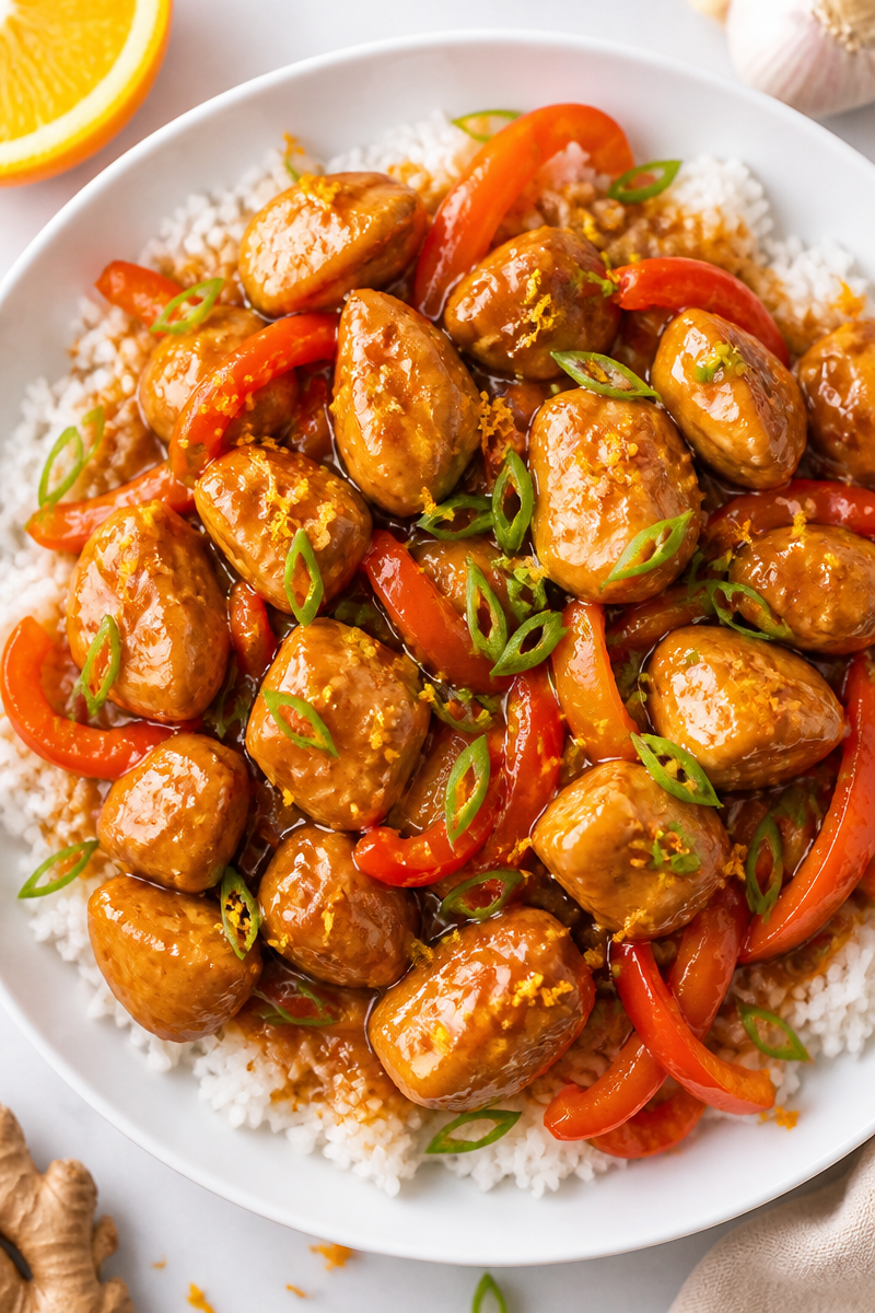 Halloween Orange Chicken Stir Fry Halloween Orange Chicken Stir Fry
