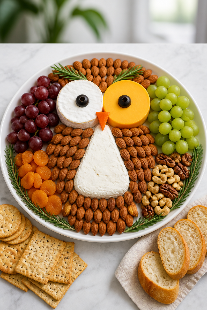 Halloween Owl Shaped Cheese Board Halloween Owl Shaped Cheese Board