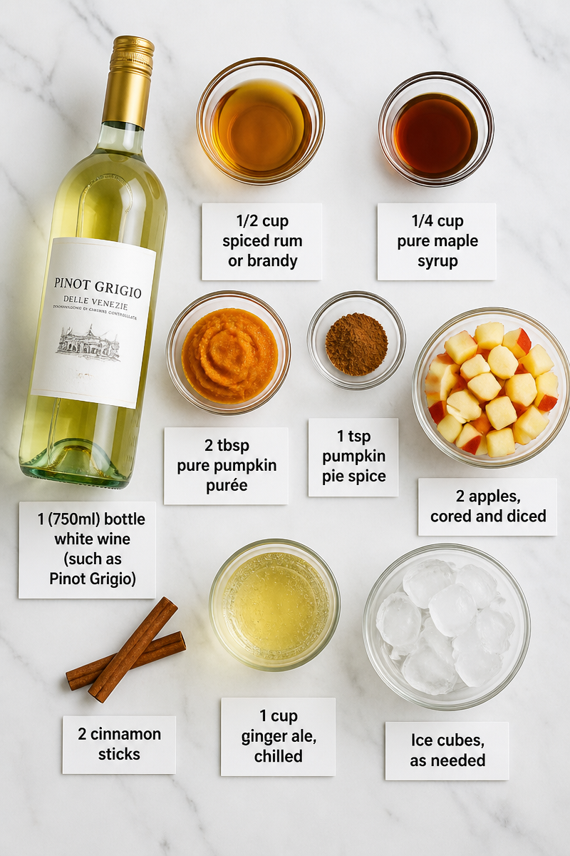 Halloween Pumpkin Spice Sangria Recipe Halloween Pumpkin Spice Sangria Recipe