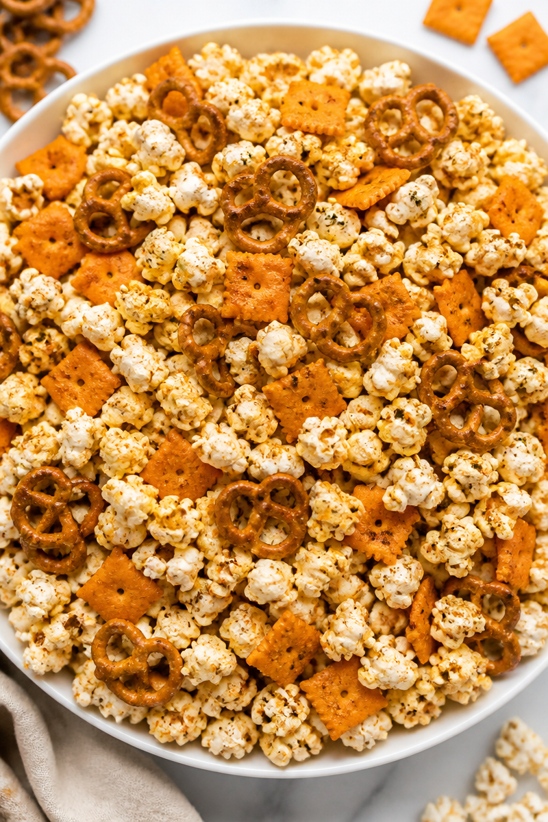Halloween Ranch Popcorn Snack Mix Halloween Ranch Popcorn Snack Mix